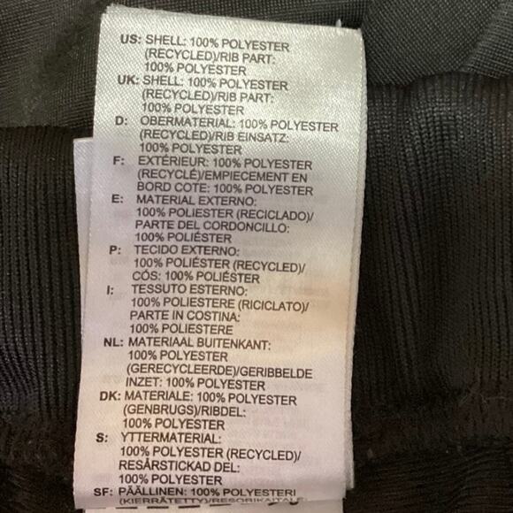 Adidas Black Essentials 3-Stripes Drawstring Activewear Jogger Track Pants Sz S - Picture 5 of 5